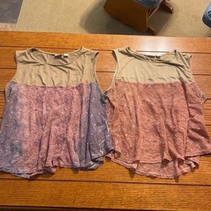 2 Cato shirts size L